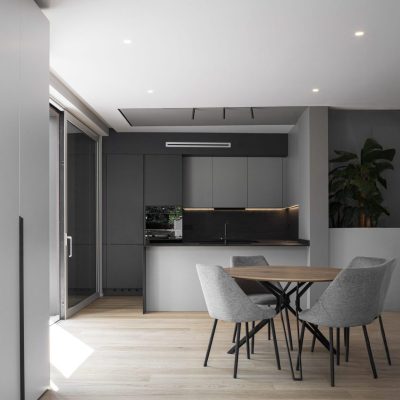 HOMEDESIGN | Cucina di Design Grigia e Nera
